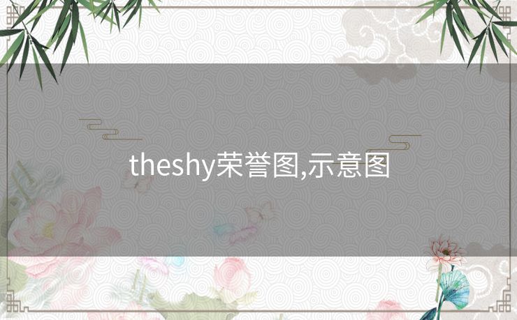 theshy荣誉图,示意图
