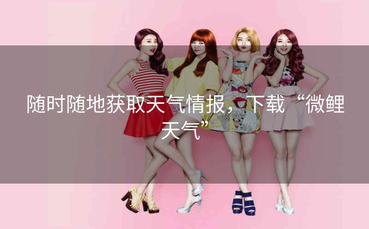 随时随地获取天气情报,下载“微鲤天气” 随时随地获取天气情报,下载“微鲤天气”