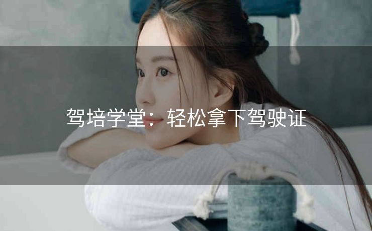 驾培学堂:轻松拿下驾驶证 驾培学堂:轻松拿下驾驶证