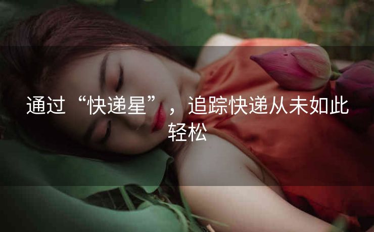 通过“快递星”,追踪快递从未如此轻松 通过“快递星”,追踪快递从未如此轻松