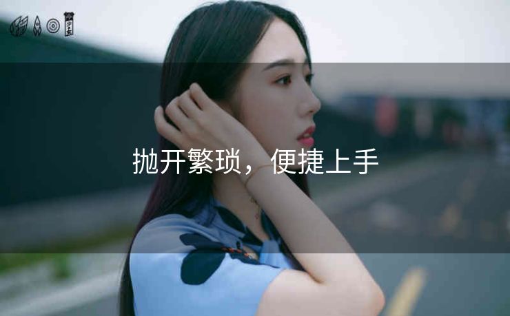 抛开繁琐,便捷上手 抛开繁琐,便捷上手