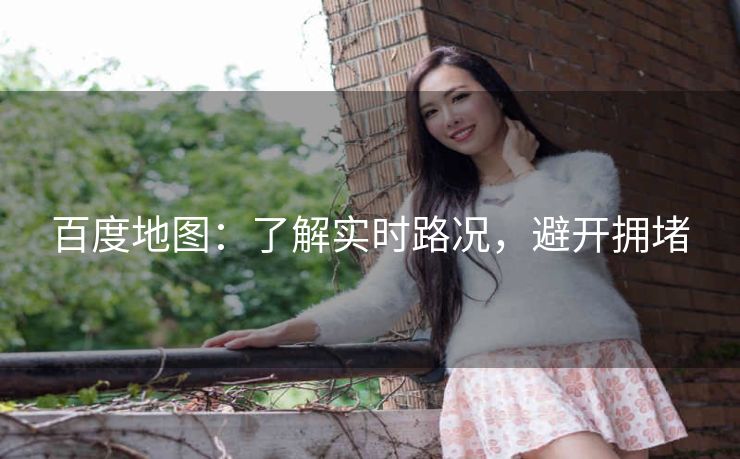 百度地图：了解实时路况，避开拥堵